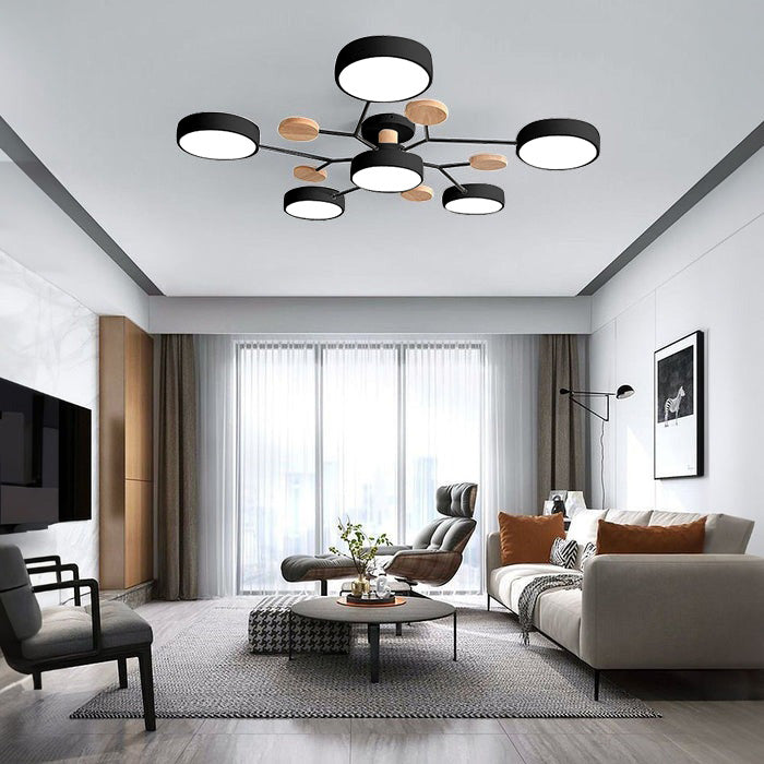 Laudovo™ Modern Circular Living Room LED Ceiling Light