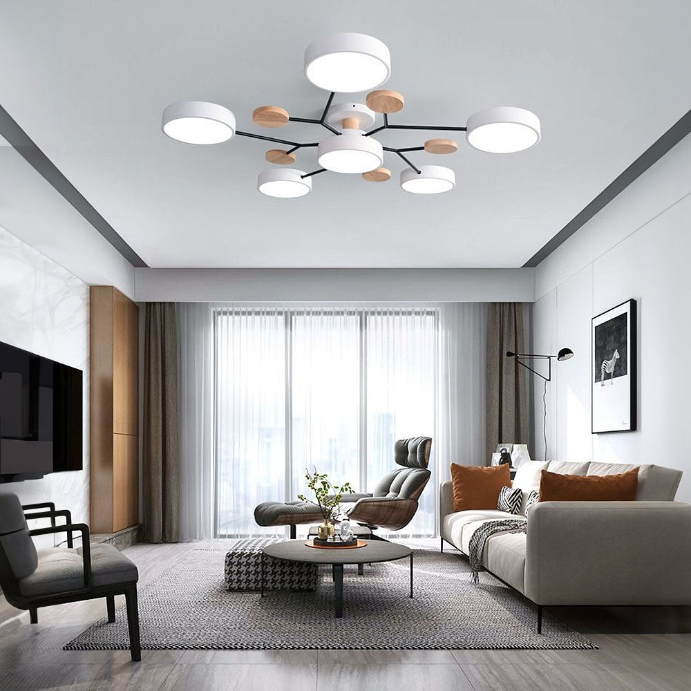 Laudovo™ Modern Circular Living Room LED Ceiling Light