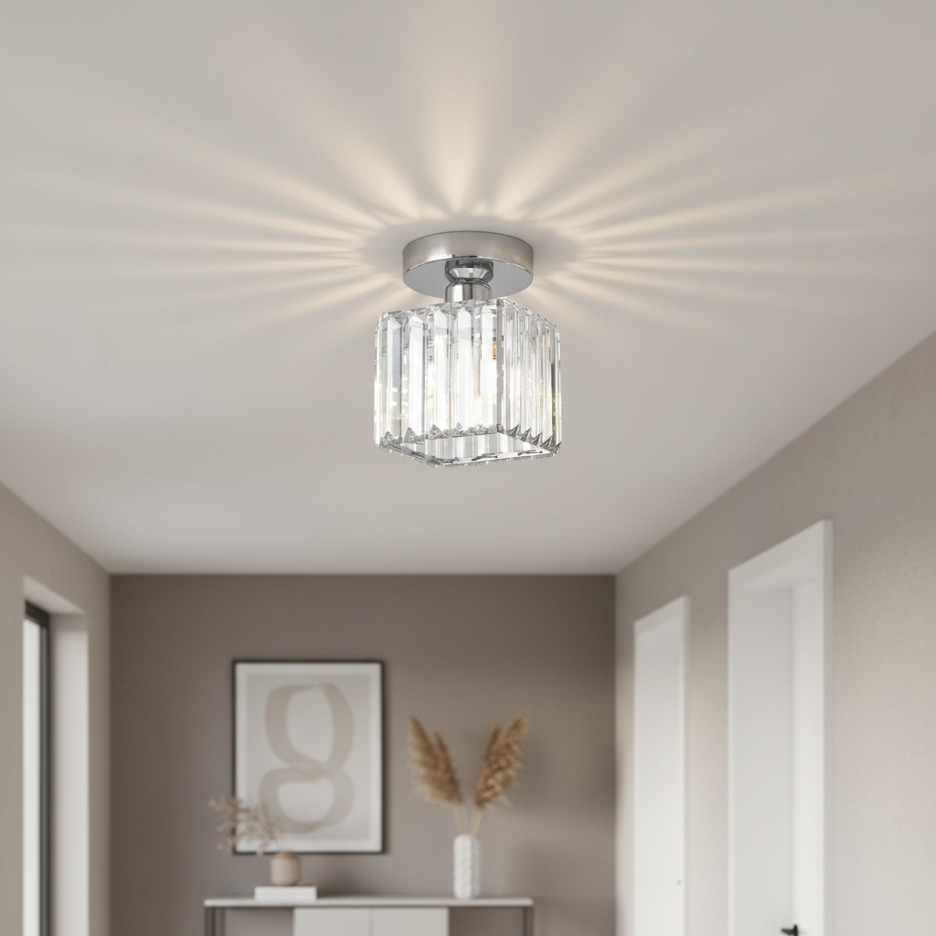 Laudovo™ Modern 1-Light Hallway Flush Mount Ceiling Light