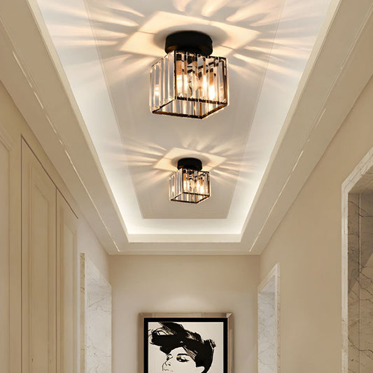 Laudovo™ Modern 1-Light Hallway Flush Mount Ceiling Light
