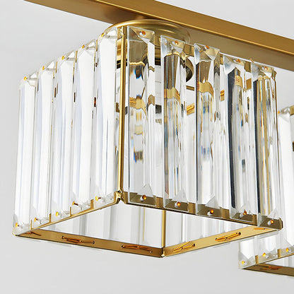 Laudovo™ Nordic Multi-Head Designer Long Glass Island Lamps