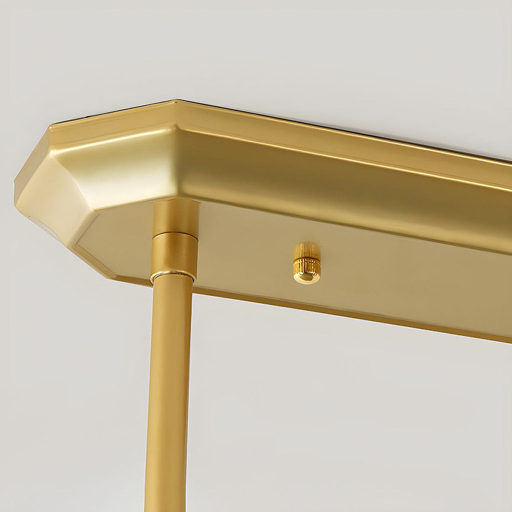 Laudovo™ Nordic Multi-Head Designer Long Glass Island Lamps