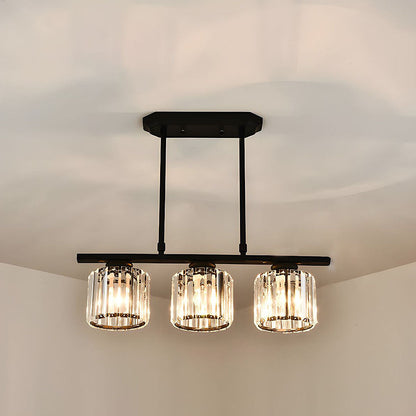 Laudovo™ Nordic Multi-Head Designer Long Glass Island Lamps