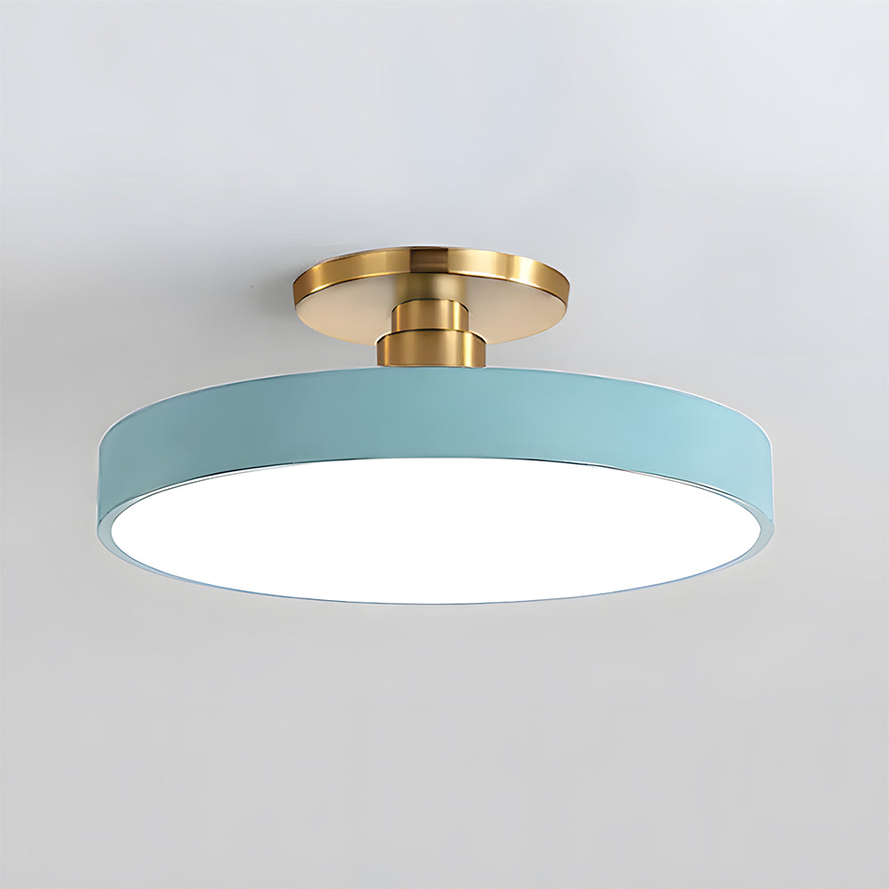 Laudovo™ Modern Concise Circular LED Semi Flush Mount Ceiling Light