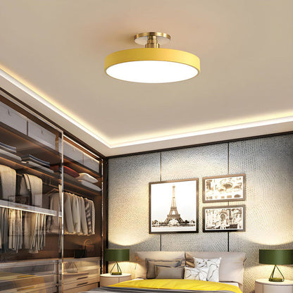 Laudovo™ Modern Concise Circular LED Semi Flush Mount Ceiling Light