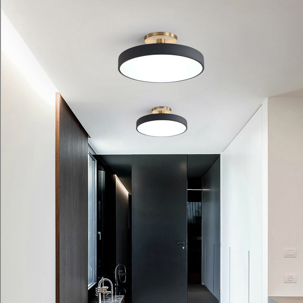 Laudovo™ Modern Concise Circular LED Semi Flush Mount Ceiling Light