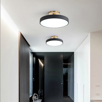 Laudovo™ Modern Concise Circular LED Semi Flush Mount Ceiling Light