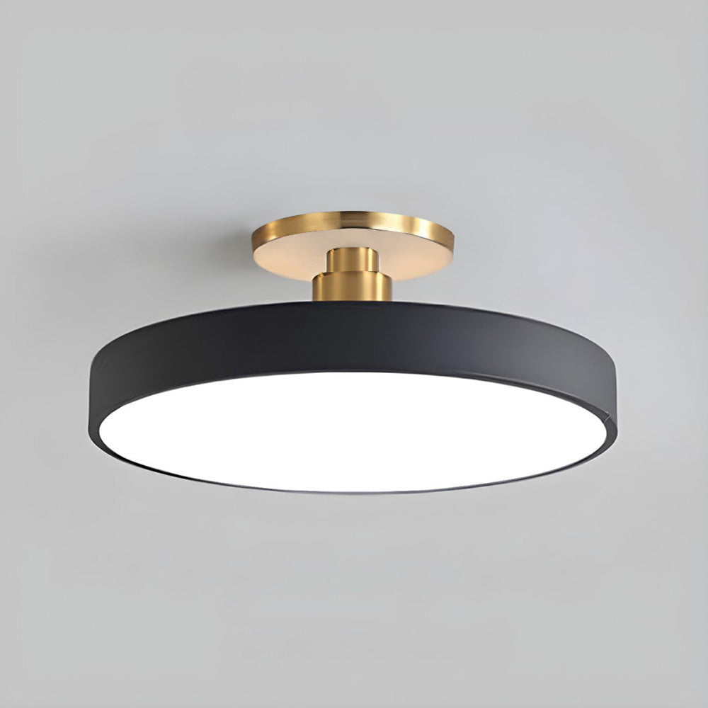Laudovo™ Modern Concise Circular LED Semi Flush Mount Ceiling Light