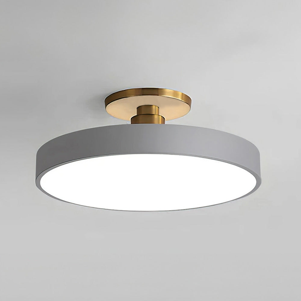 Laudovo™ Modern Concise Circular LED Semi Flush Mount Ceiling Light
