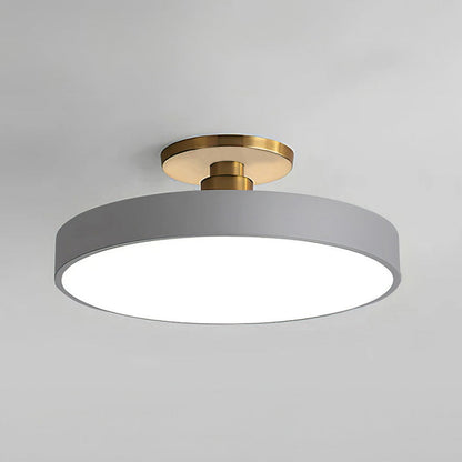 Laudovo™ Modern Concise Circular LED Semi Flush Mount Ceiling Light