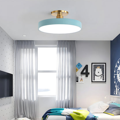 Laudovo™ Modern Concise Circular LED Semi Flush Mount Ceiling Light