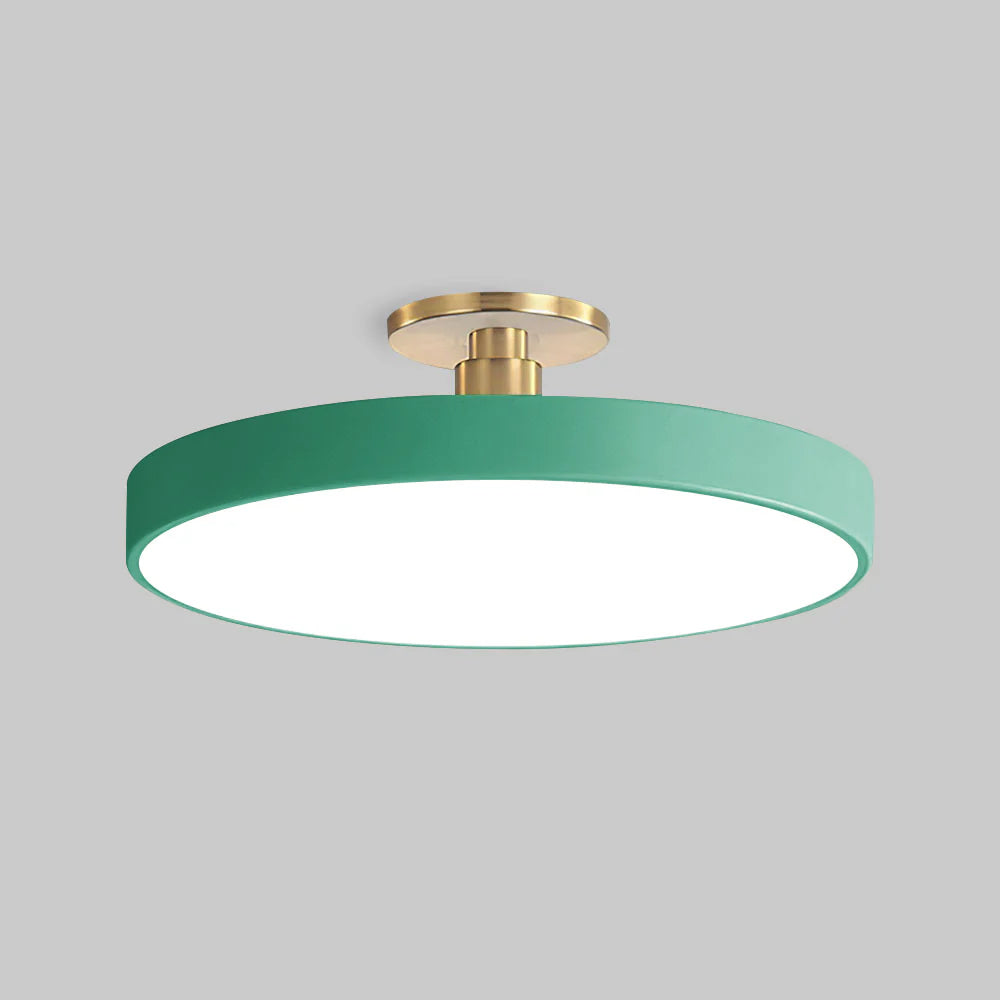 Laudovo™ Modern Concise Circular LED Semi Flush Mount Ceiling Light