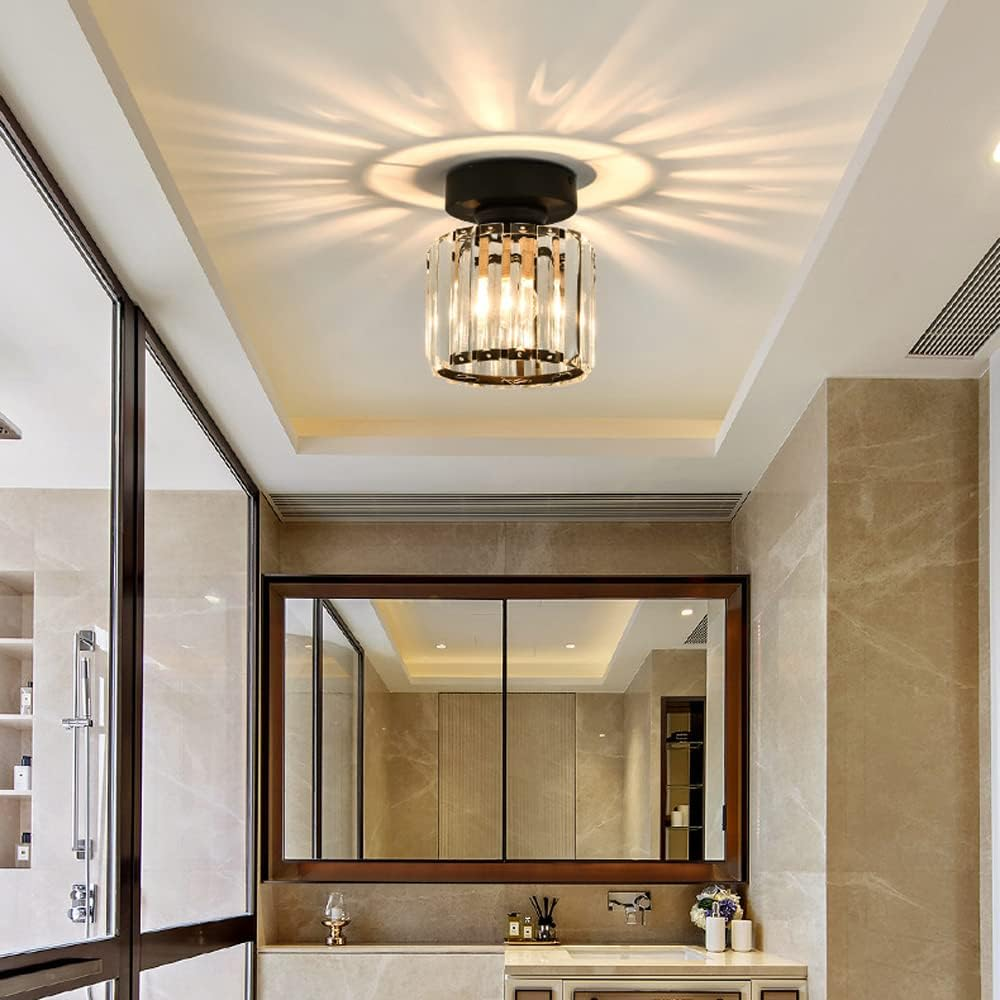 Laudovo™ Modern 1-Light Hallway Flush Mount Ceiling Light