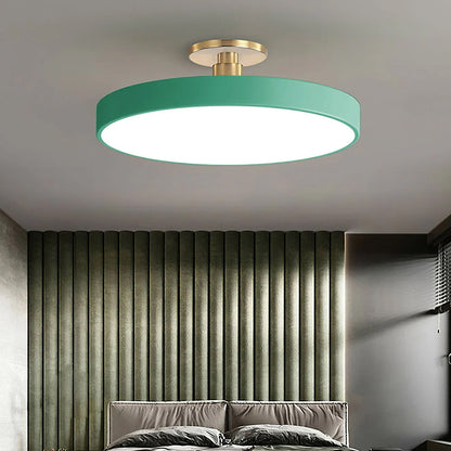 Laudovo™ Modern Concise Circular LED Semi Flush Mount Ceiling Light