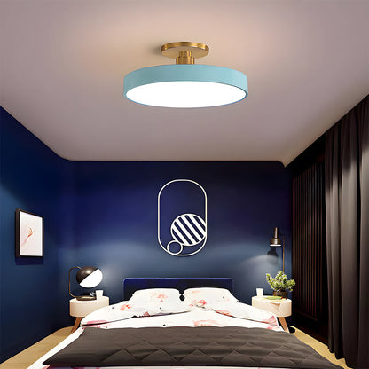 Laudovo™ Modern Concise Circular LED Semi Flush Mount Ceiling Light