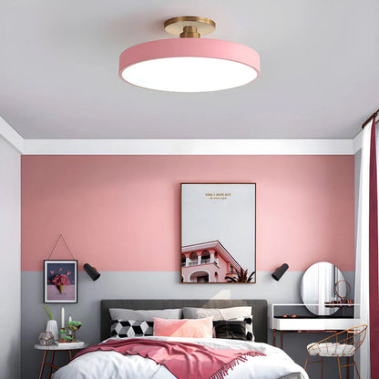 Laudovo™ Modern Concise Circular LED Semi Flush Mount Ceiling Light