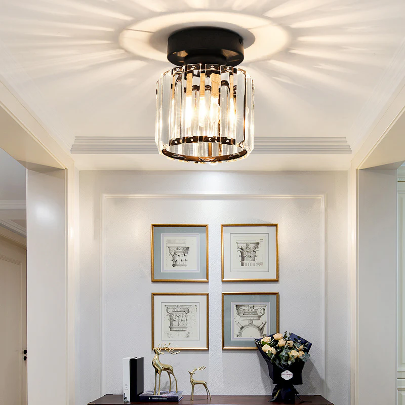 Laudovo™ Modern 1-Light Hallway Flush Mount Ceiling Light