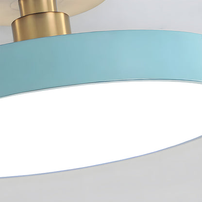Laudovo™ Modern Concise Circular LED Semi Flush Mount Ceiling Light