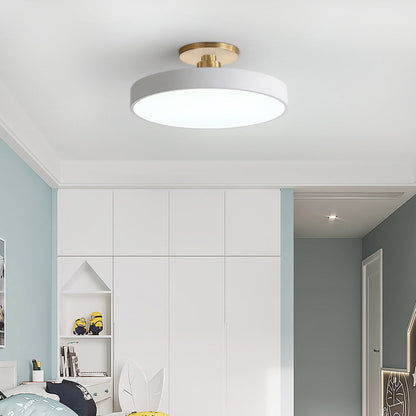 Laudovo™ Modern Concise Circular LED Semi Flush Mount Ceiling Light