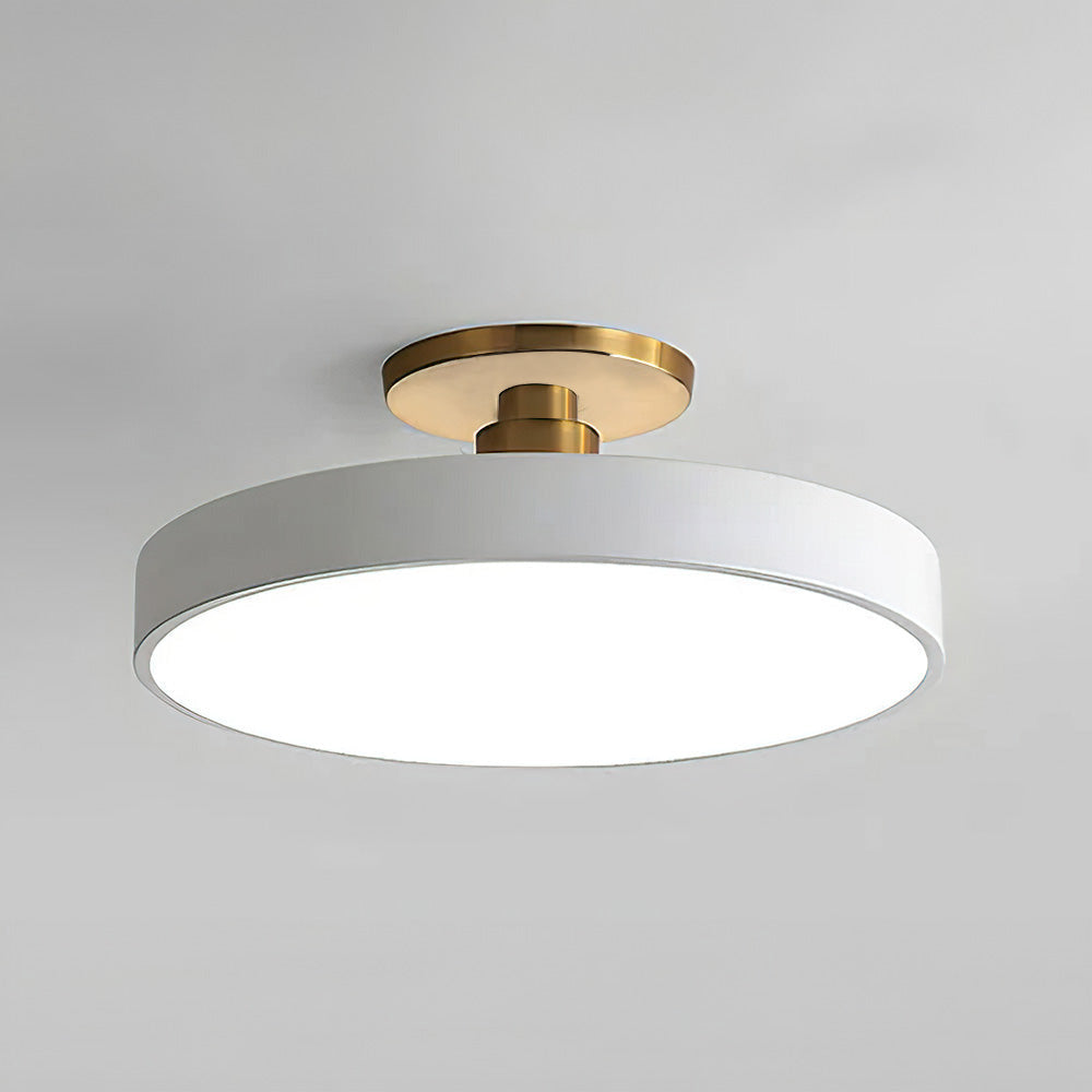 Laudovo™ Modern Concise Circular LED Semi Flush Mount Ceiling Light