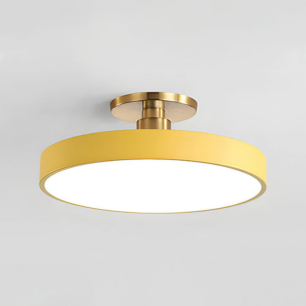 Laudovo™ Modern Concise Circular LED Semi Flush Mount Ceiling Light