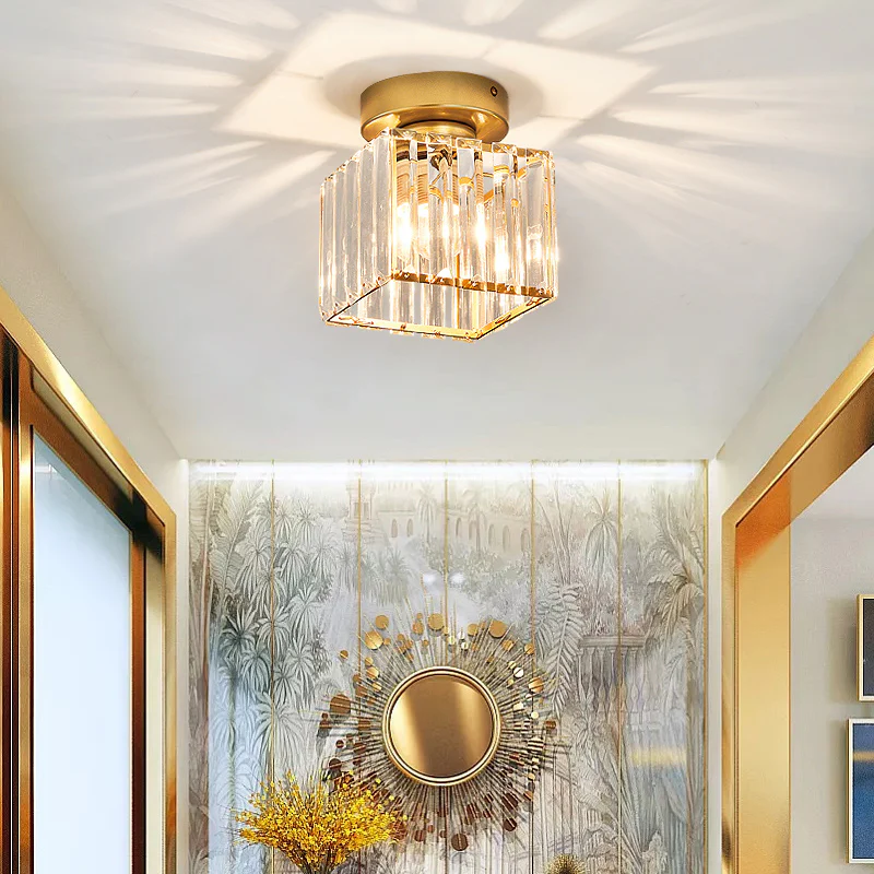 Laudovo™ Modern 1-Light Hallway Flush Mount Ceiling Light