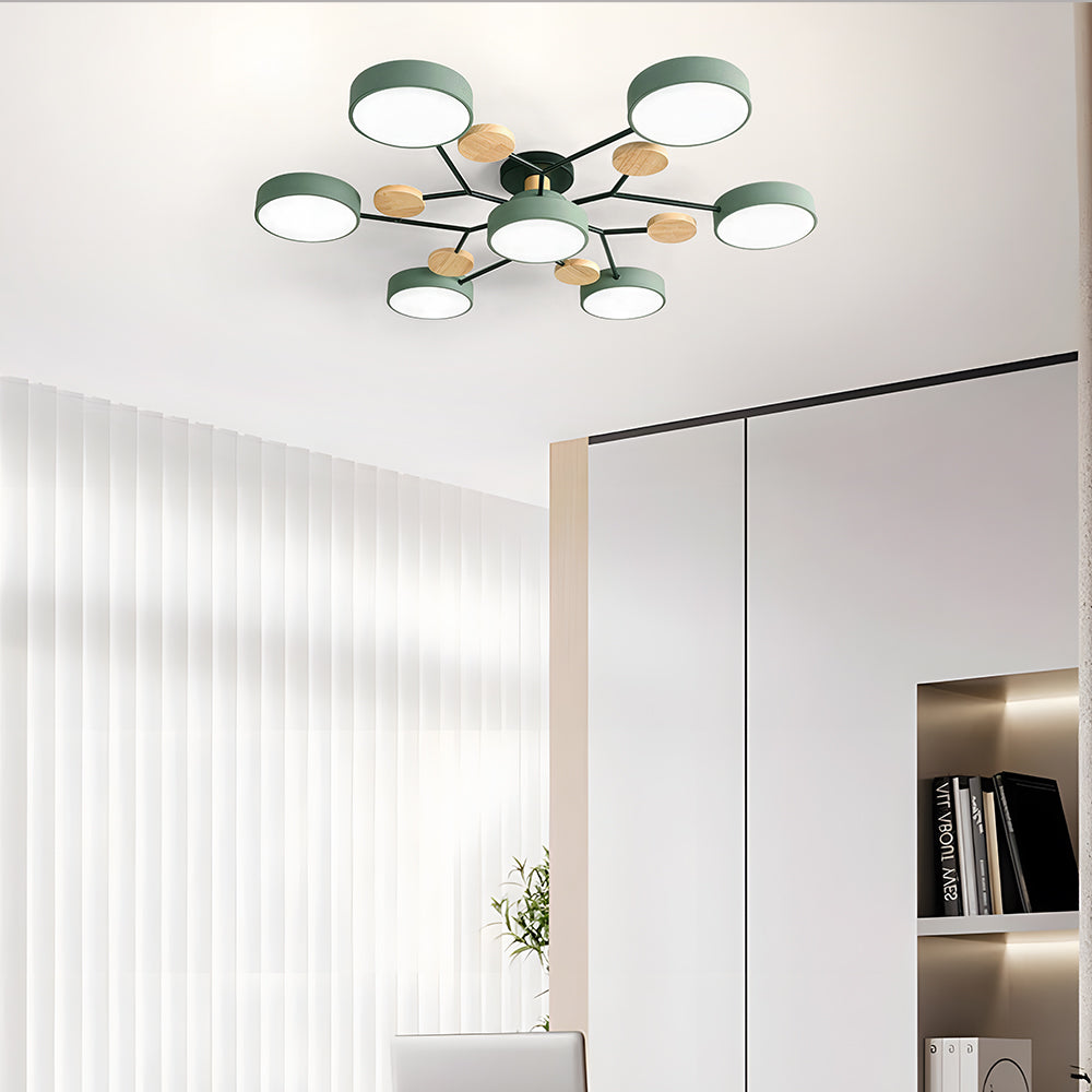 Laudovo™ Modern Circular Living Room LED Ceiling Light