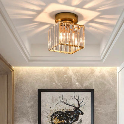 Laudovo™ Modern 1-Light Hallway Flush Mount Ceiling Light