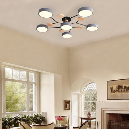 Laudovo™ Modern Circular Living Room LED Ceiling Light
