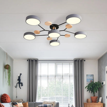 Laudovo™ Modern Circular Living Room LED Ceiling Light