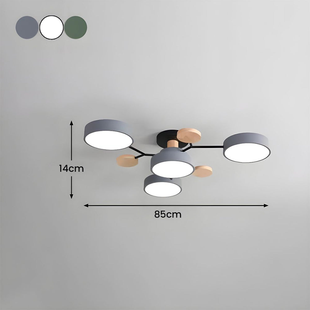 Laudovo™ Modern Circular Living Room LED Ceiling Light