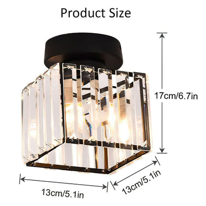 Laudovo™ Modern 1-Light Hallway Flush Mount Ceiling Light