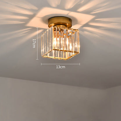 Laudovo™ Modern 1-Light Hallway Flush Mount Ceiling Light